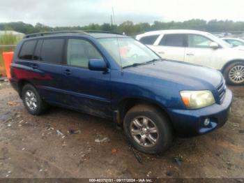  Salvage Toyota Highlander