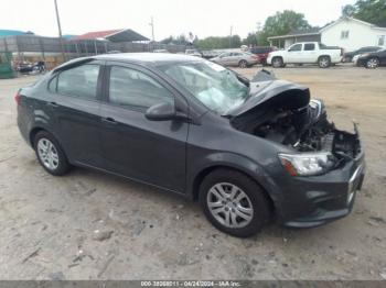  Salvage Chevrolet Sonic