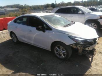  Salvage Chevrolet Cruze