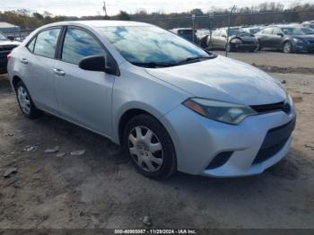  Salvage Toyota Corolla