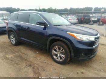  Salvage Toyota Highlander