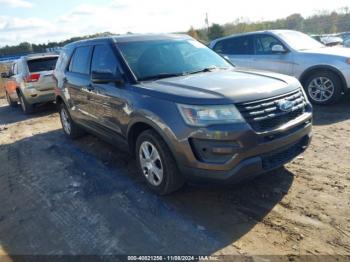  Salvage Ford Utility Police Intercepto