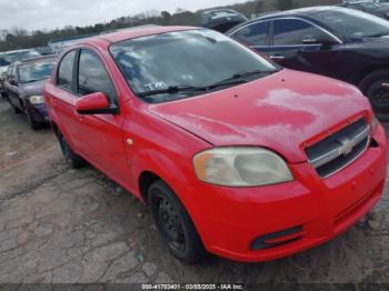  Salvage Chevrolet Aveo