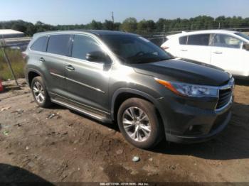  Salvage Toyota Highlander