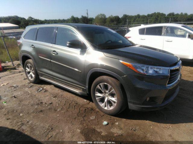  Salvage Toyota Highlander