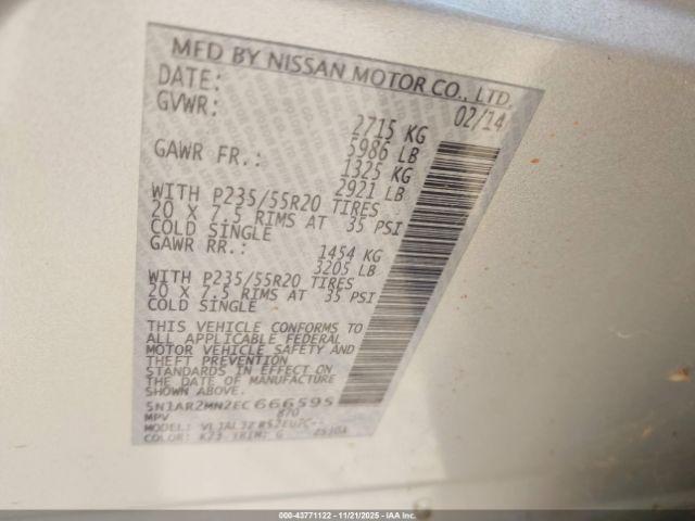 Nissan Pathfinder Platinum Image 9