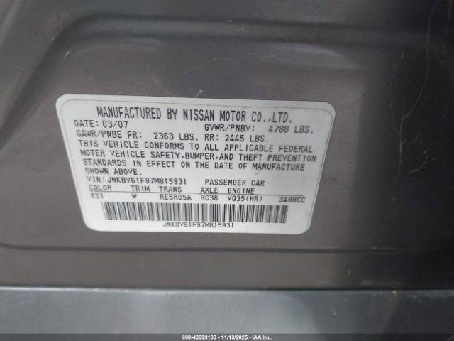 INFINITI G35x Image 9