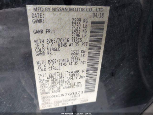 Nissan Frontier Sv Image 6