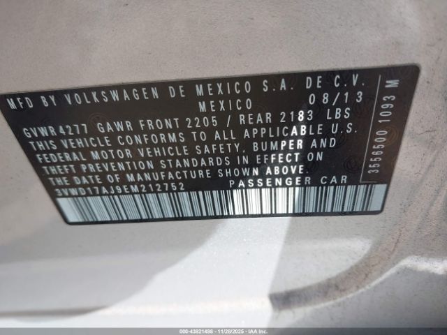 Volkswagen Jetta 1.8t Se Image 10