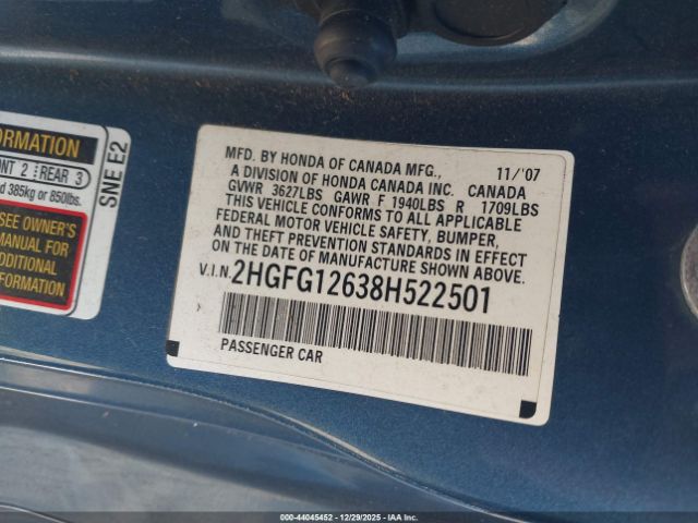 Honda Civic Lx Image 6