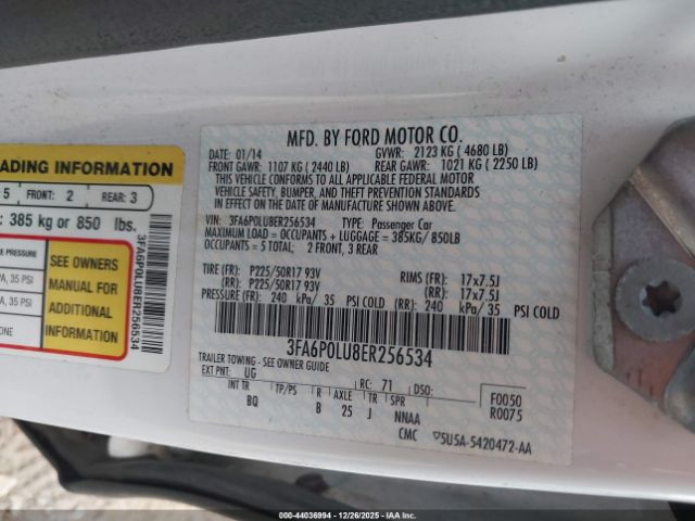 Ford Fusion Se Image 11