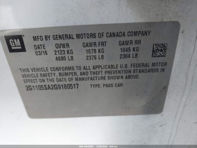 Chevrolet Impala 1lt Image 14