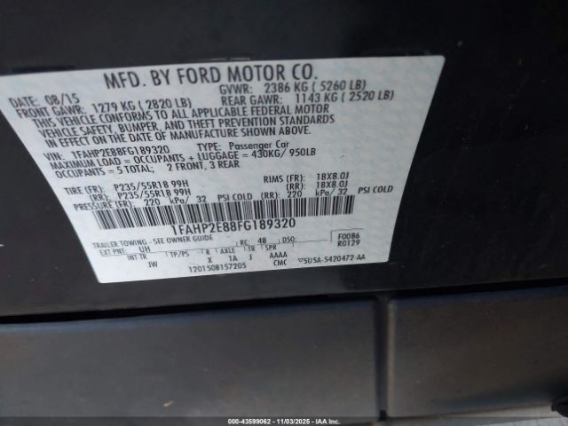 Ford Taurus Sel Image 3