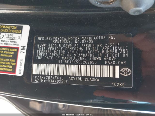 Toyota Camry Se Image 6