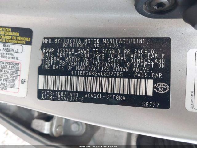 Toyota Camry Xle Image 8