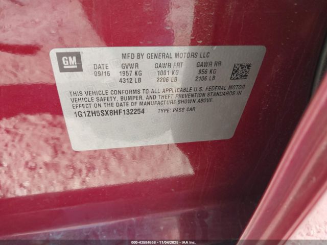 Chevrolet Malibu Premier Image 12